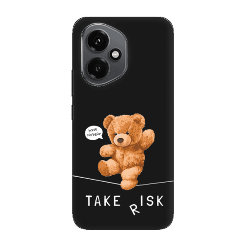 Honor Magic 400 Take risk Black Colored Silicone TPU Θήκη